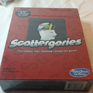 Hasbro Scattergories Game - Red Box Sealed, New In Box